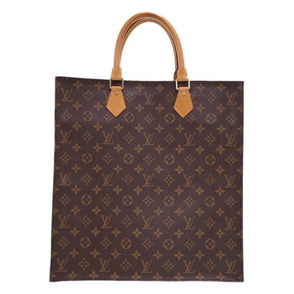 Louis Vuitton Plat Bag Tote Sac Monogram - Picture 1 of 8